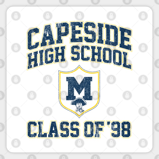 Capeside High School Class of 98 (Dawson's Creek) Variant Magnet by huckblade